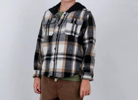 Tiny Whales - Woodsman Hooded Flannel Overshirt