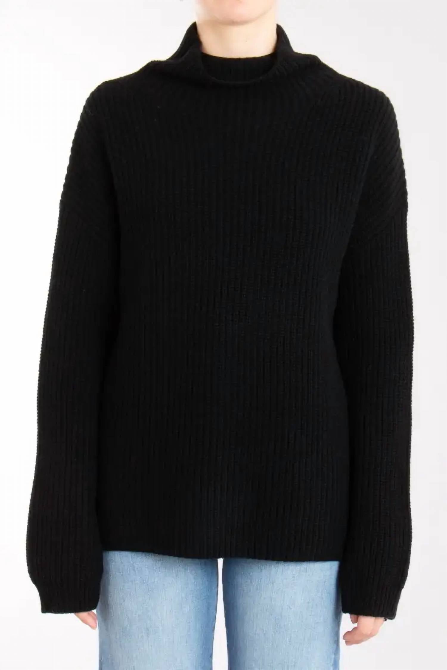 0039 Italy - Lona Mock Neck Sweater