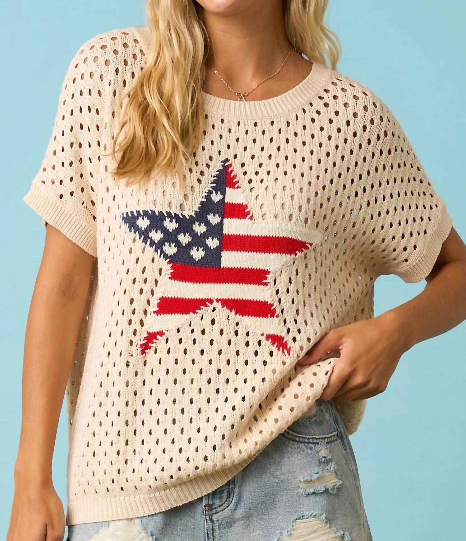 Mittoshop - Star Crochet Sweater