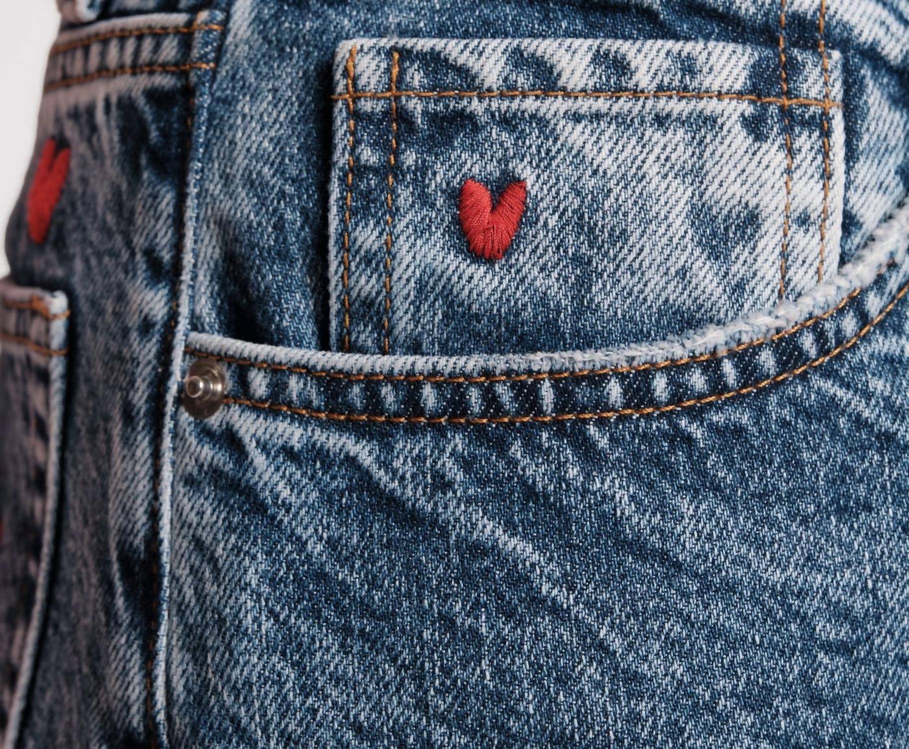 Frances Valentine - Sweetheart Embroidered Jeans