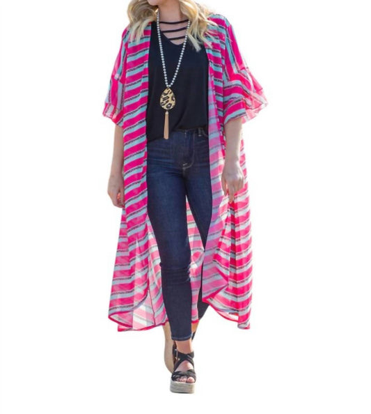 Southern Grace - Elbow Sleeve Kimono Duster