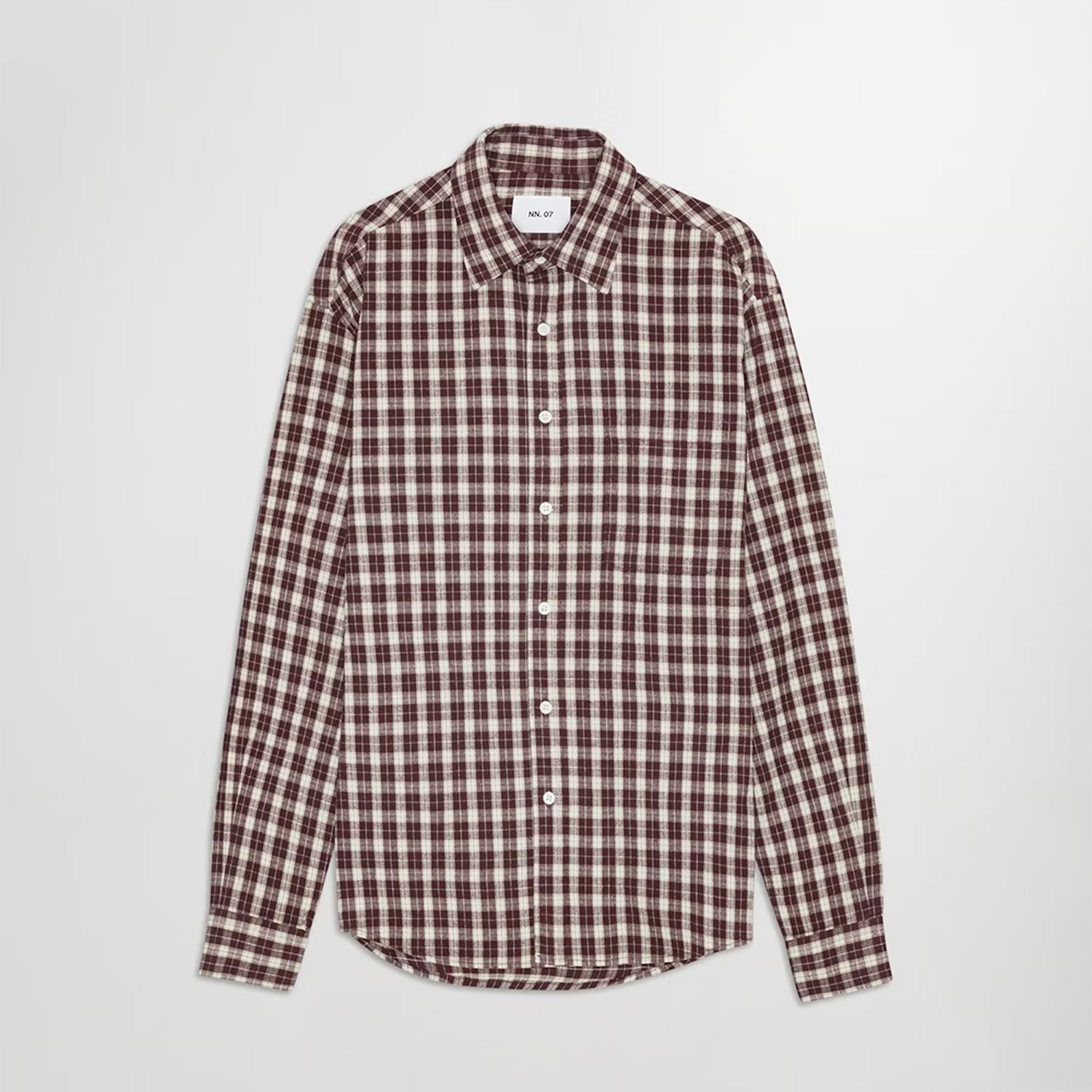 Nn07 - Deon Long Sleeve Flannel Shirt