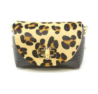 German Fuentes - Women's Leather Pouch Crossbody Bag