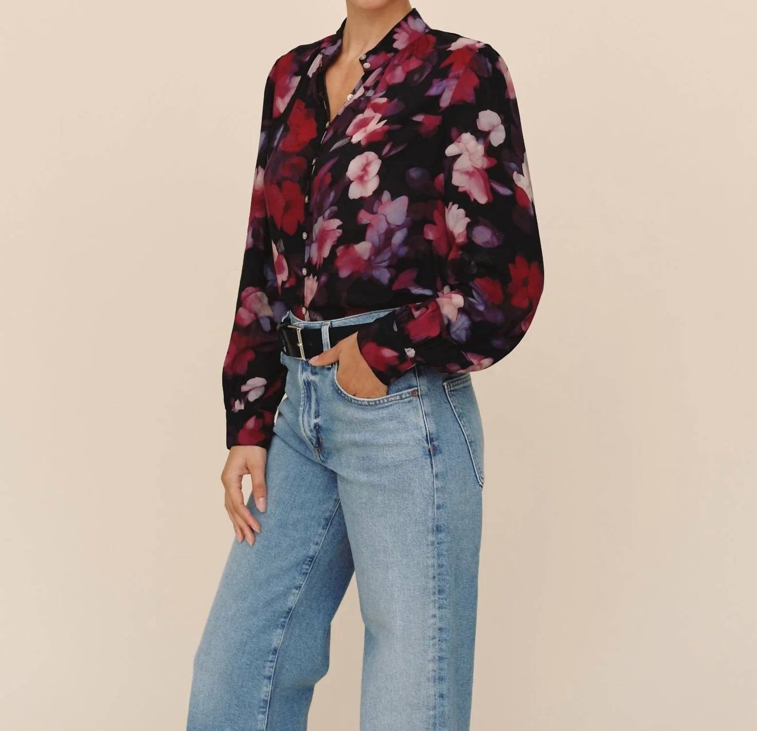 Bella Dahl - Shirred Button Up Blouse