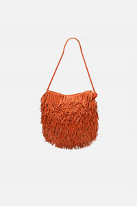Dragon Diffusion - Women's Fringe Hobo Bag