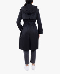 London Fog - Double Breasted Raglan Trench Coat