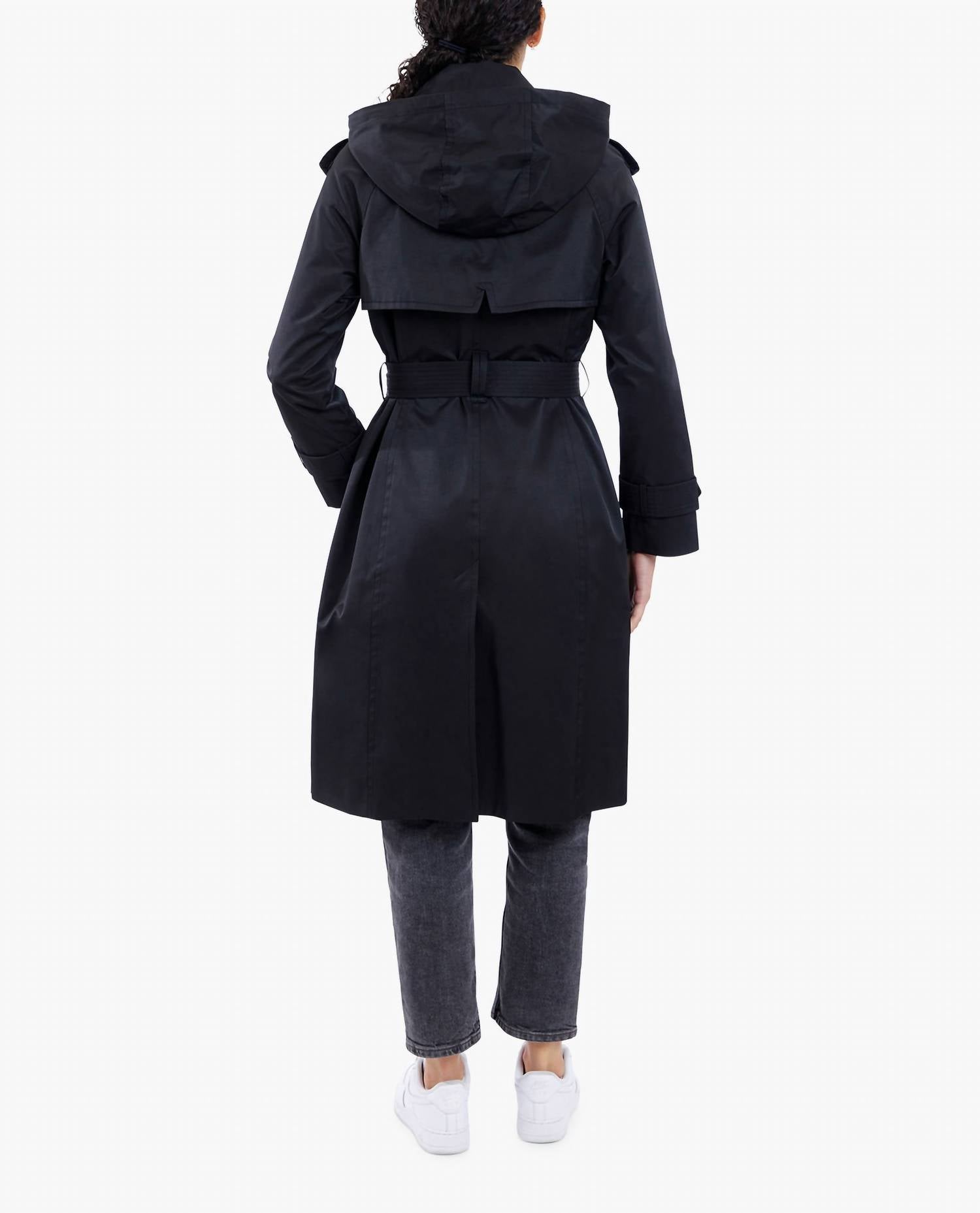 London Fog - Double Breasted Raglan Trench Coat