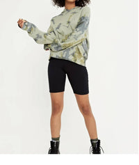 PROJECT SOCIAL T Season Change Hoodie in storm dye sage - women's top - view 4