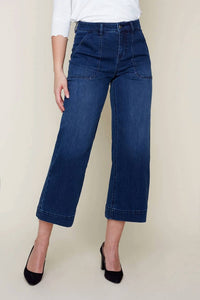 Renuar Denim Woven Pant in indigo - women's pants