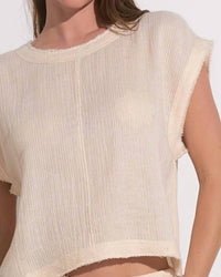 Elan - Cap Sleeve Bali Top