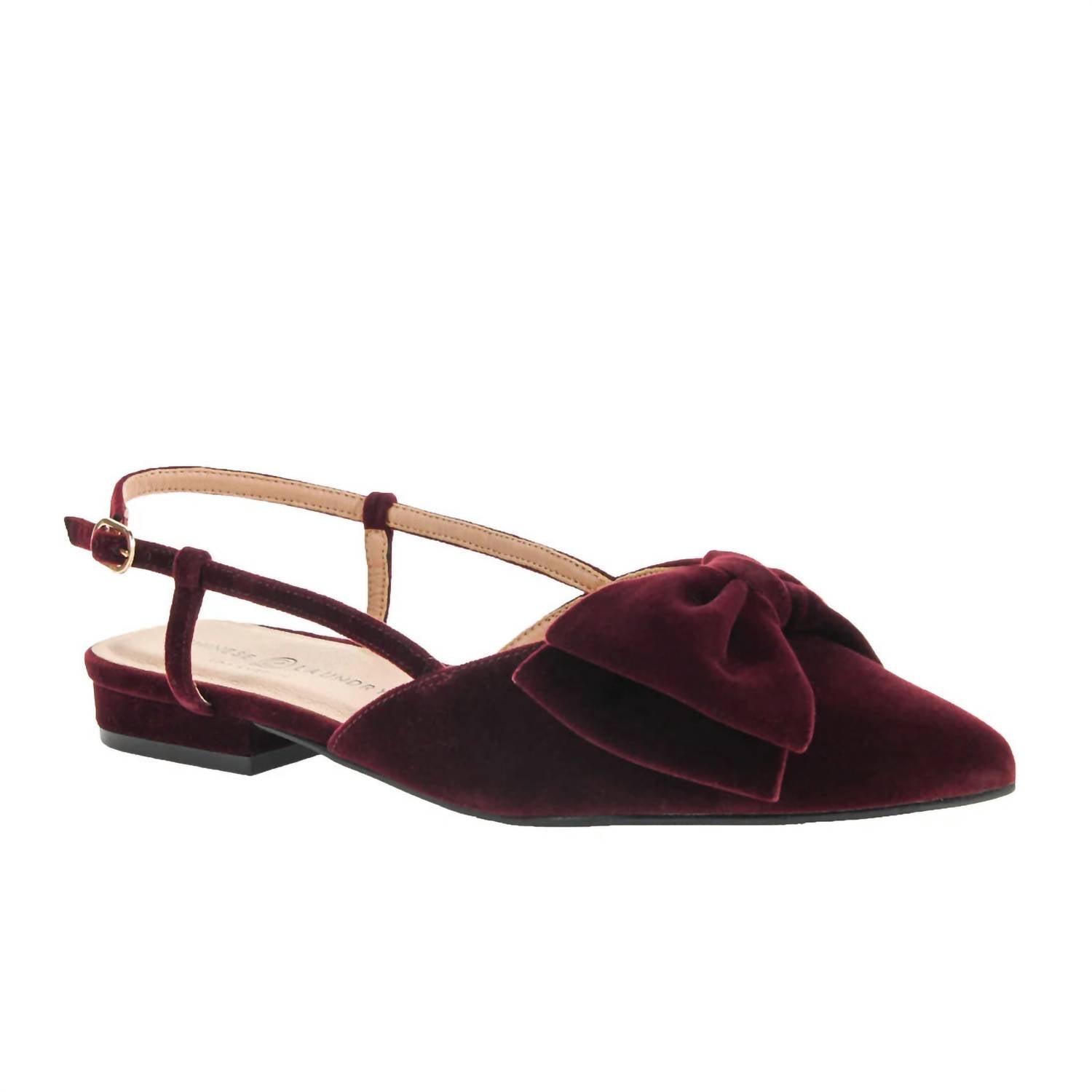 Chinese Laundry - Women's Harmony Velvet Slingback Flats