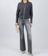 Brodie Cashmere - Luxe Cashmere Bomber Jacket