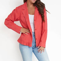Elsie & Zoey - Billie Lightweight Button Up Jean Jacket