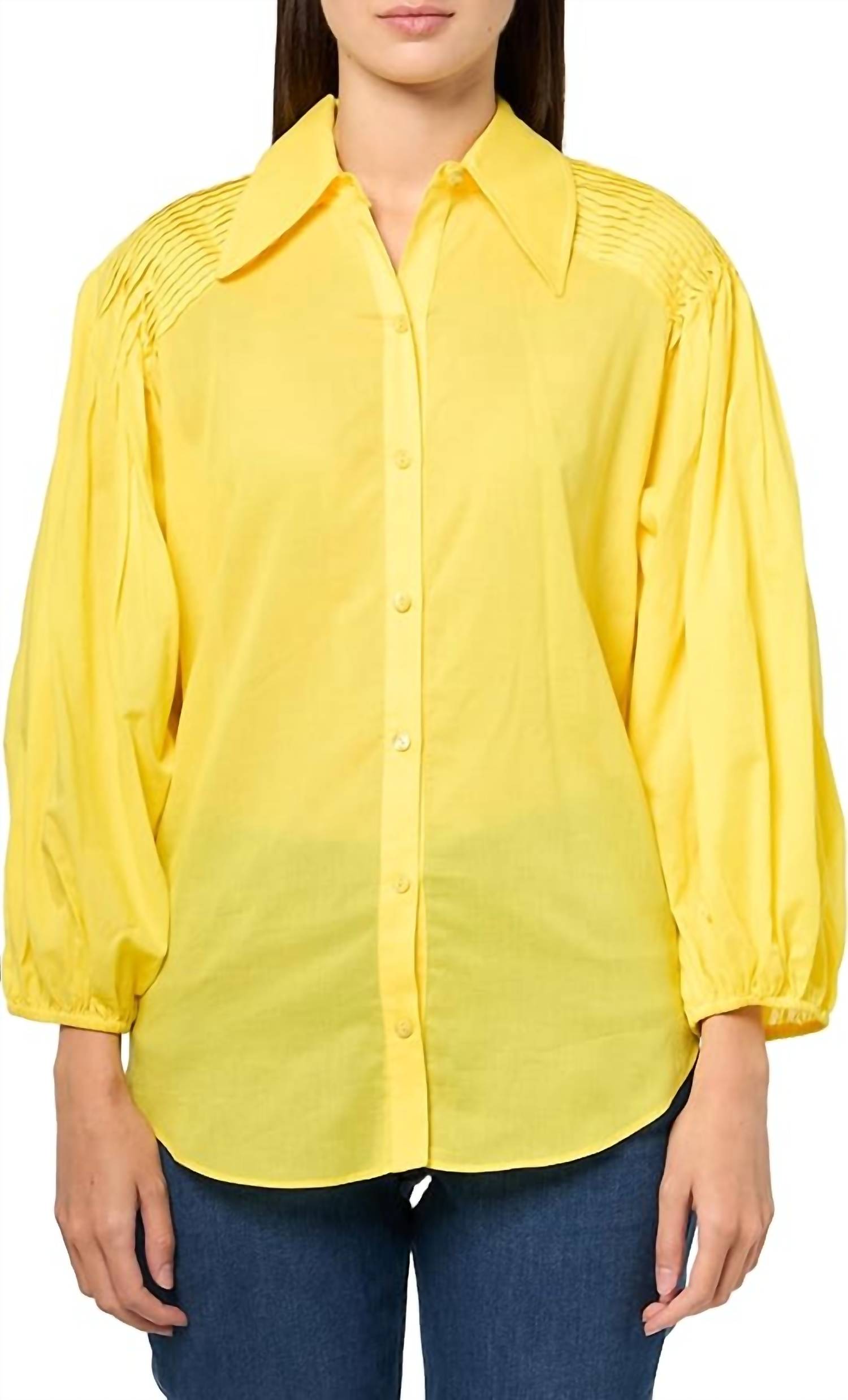 Trina Turk - Court Short Sleeve Button Up Top