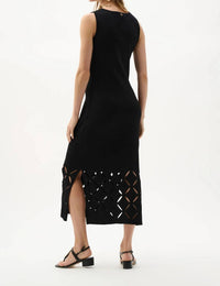 Joseph Ribkoff - Sweater Knit Sleeveless Midi Dress
