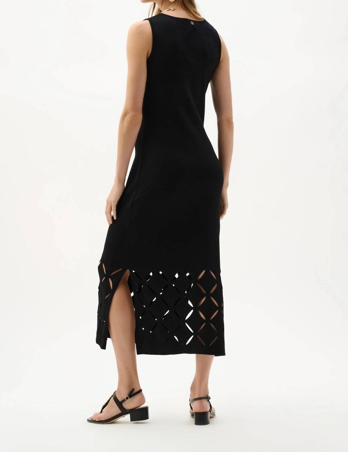 Joseph Ribkoff - Sweater Knit Sleeveless Midi Dress