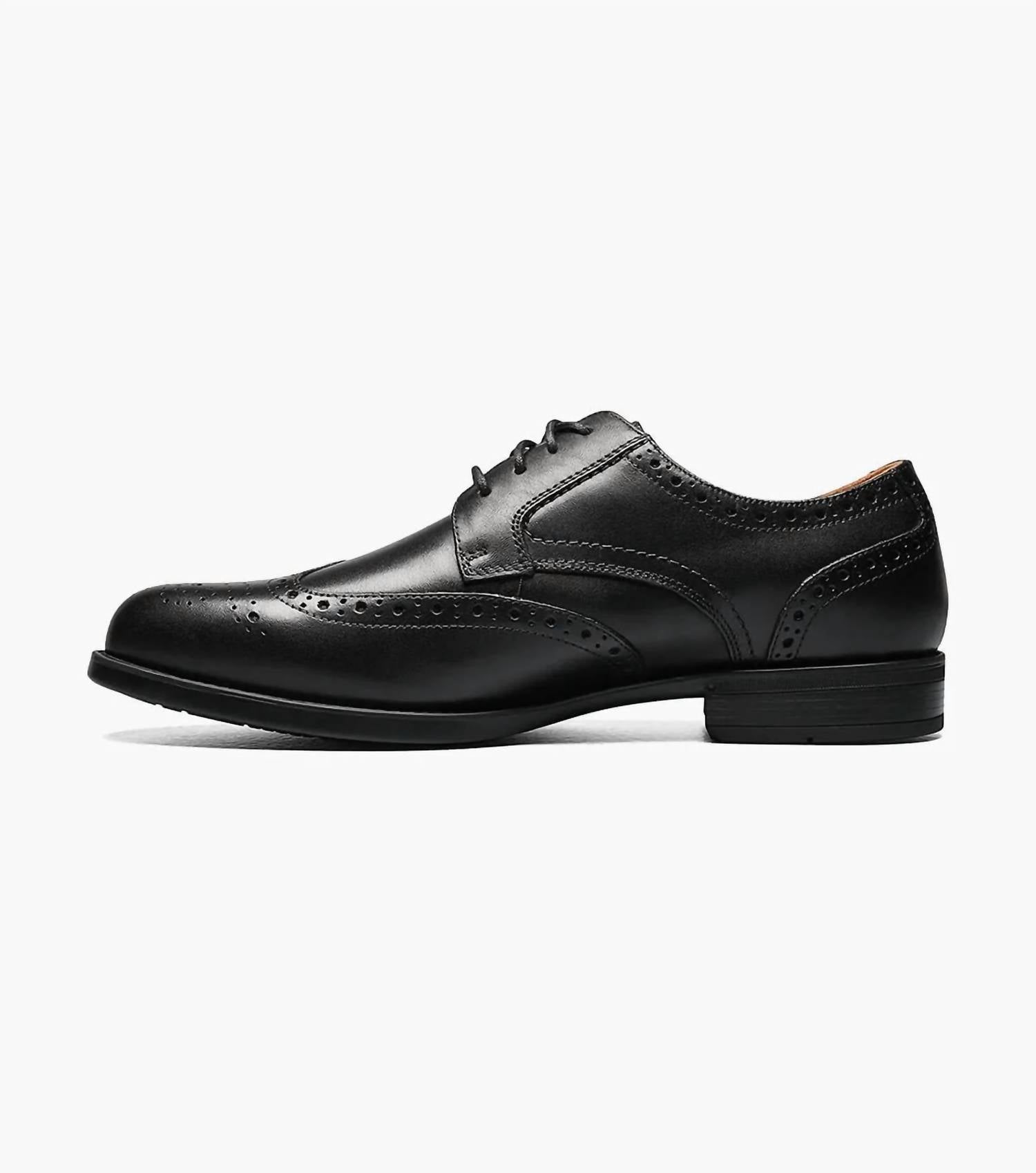 Florsheim Men's Midtown Wing Oxford Shoes in black - men's shoe - alternate view