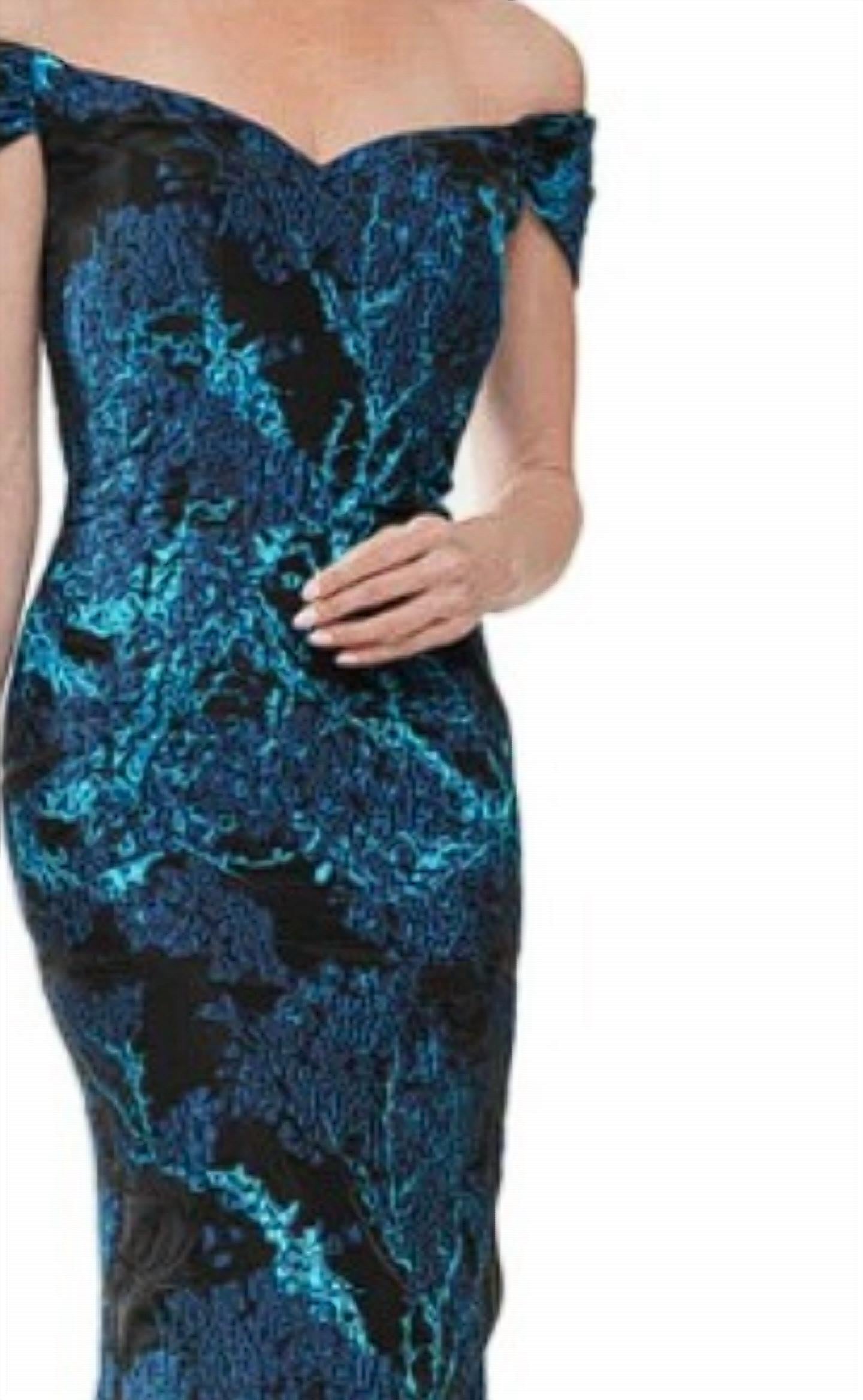 Colors Dress - Off-shoulder Mermaid Evening Gown