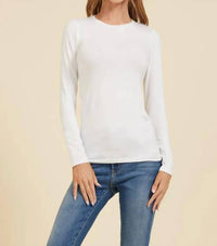 Majestic Filatures - Soft Touch Long Sleeve Crew Neck Tee