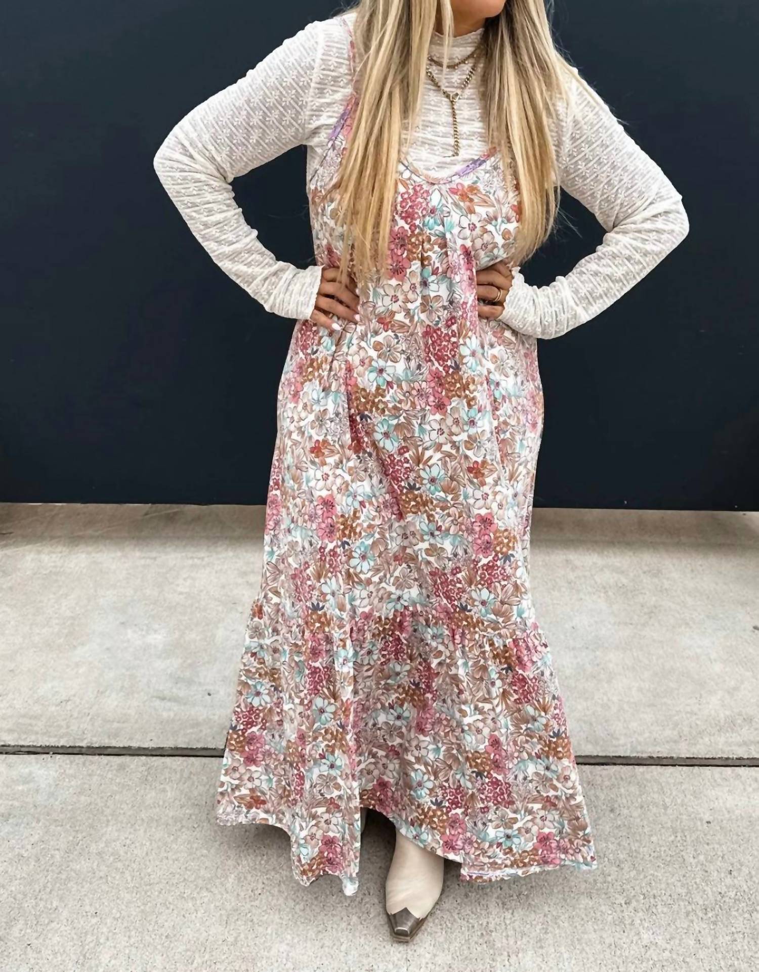 Blakeley - Pastel Floral Maxi Dress