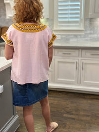 Ivy Jane - Border Popover Top