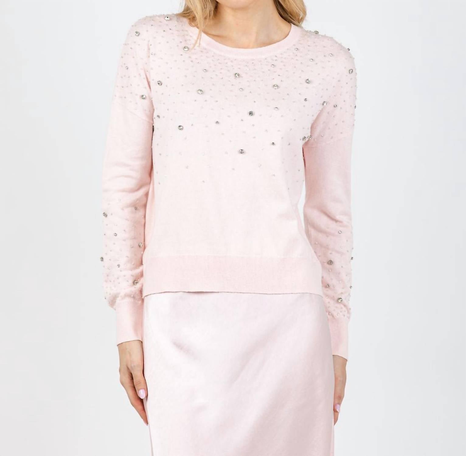 J. Society - Ximena Embellished Crew Sweater