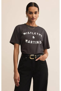 Z Supply - Mistletoe & Martinis Boyfriend Tee