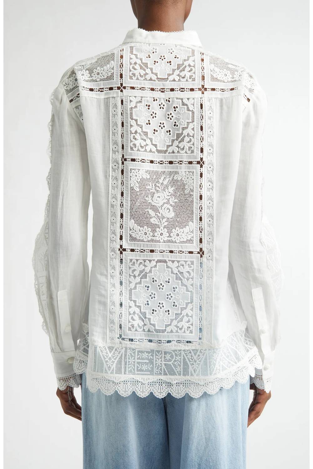 Zimmermann - Aster Embroidered Blouse