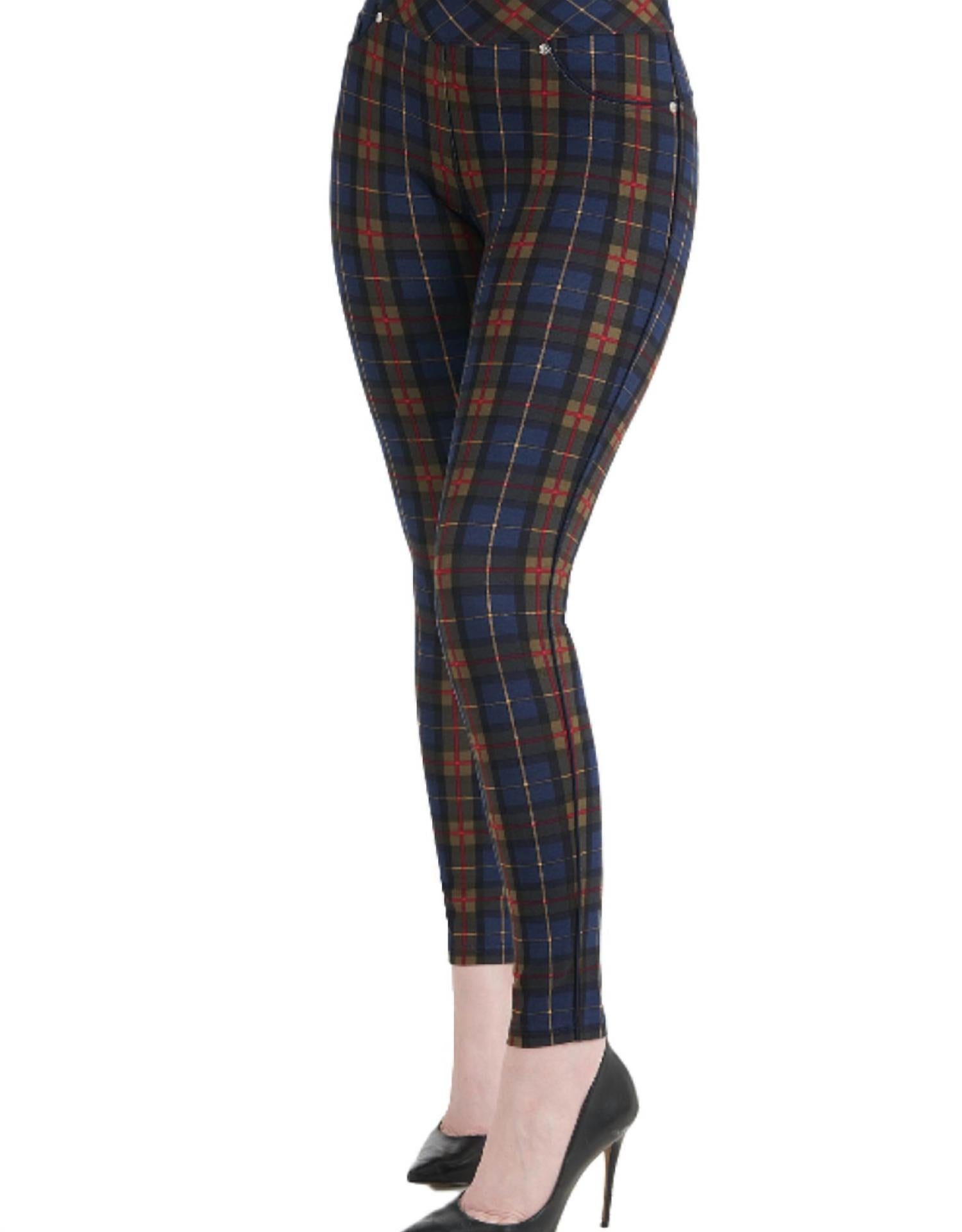 Peter Nygard - Luxe Plaid Piped Jegging