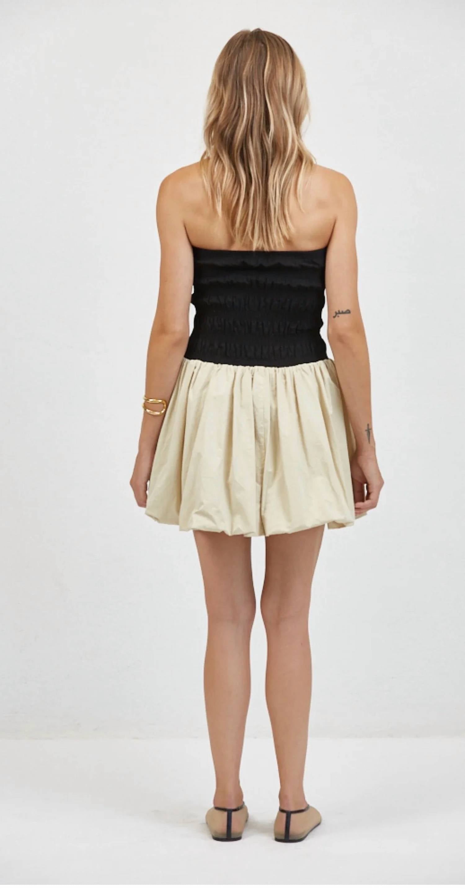 A.Ren - Giselle Bubble Bandeau Mini Dress