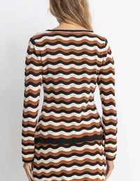 Rhythm. - Venice Knit Tie Front Top
