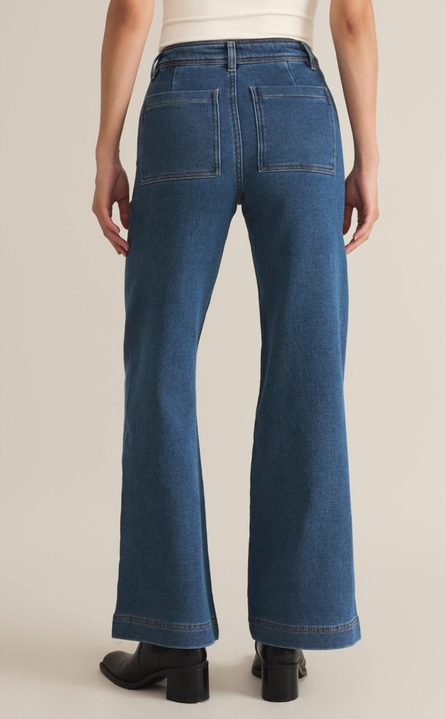 Z Supply - Rilynn Wide Leg Denim Trouser