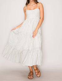 Curds & Whey - Striped Sleeveless Dress