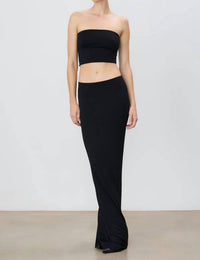 Eterne - Soft Jersey Maxi Skirt