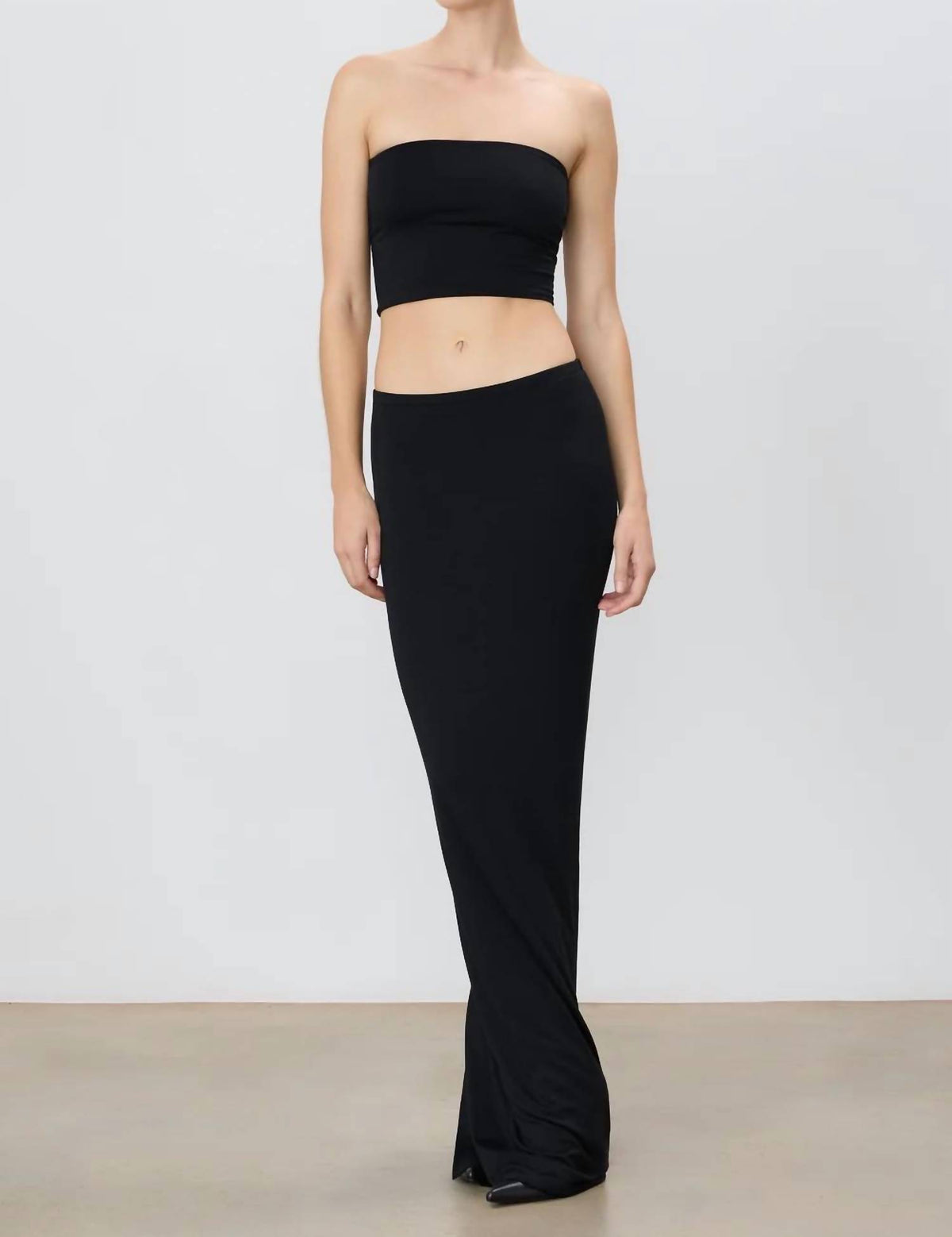 Eterne - Soft Jersey Maxi Skirt