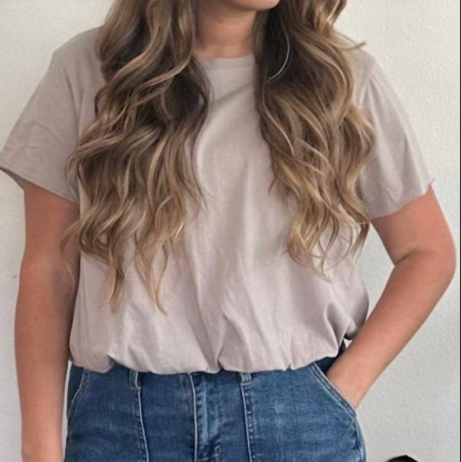 Moon Ryder - Bubble Hem Top