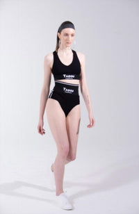 The Athletic Side Of Us - Joy 2-piece Set – Racerback Crop Top & High-waist Briefs | Logo Band