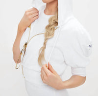 Sierra Hotel Hoodies - Women's Cherub Short Sleeve Hoodie