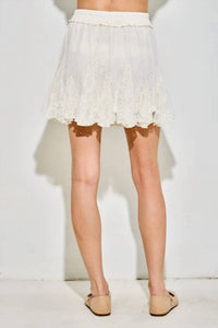 Baevely By Wellmade - Whispered Mini Skirt