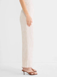 Nic + Zoe - Pinstripe Gauze Wide Leg Pant