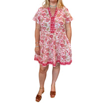 La Plage - Lily Pad Allison Short Sleeve Mini Dress
