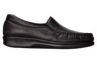 SAS Women's Twin Slip On Loafer in black 2 - women's flats - alternate view