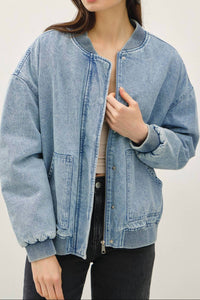 Be Cool - Denim Feel Bomber Jacket