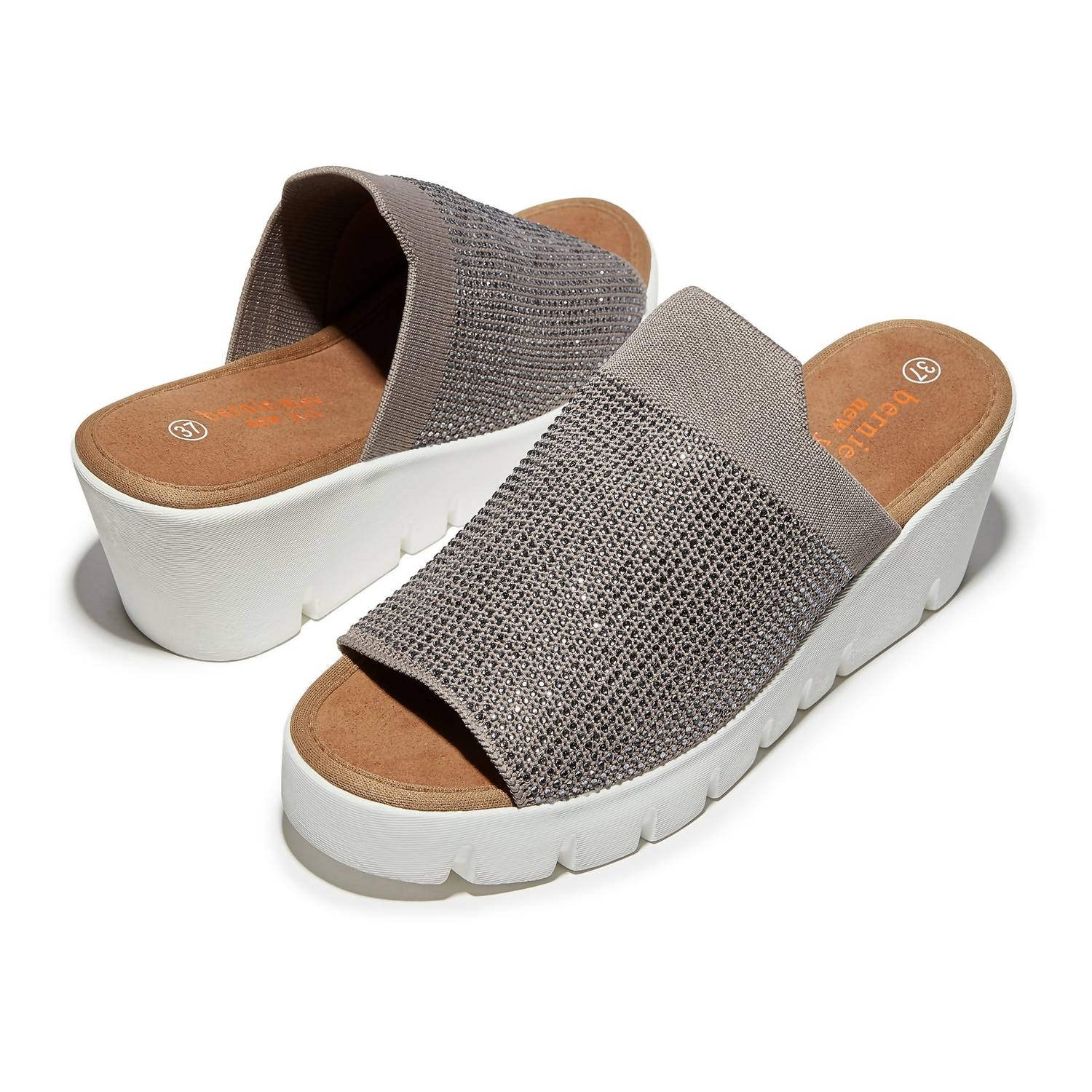 Bernie Mev - Women's Venti Crystals Slip On Sandal