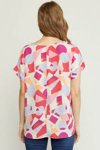 Entro - Abstract Printed Blouse