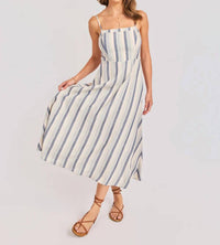 Sadie & Sage - Sweetgrass Stripe Midi Dress