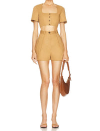 Matthew Bruch - Apron Crop Top