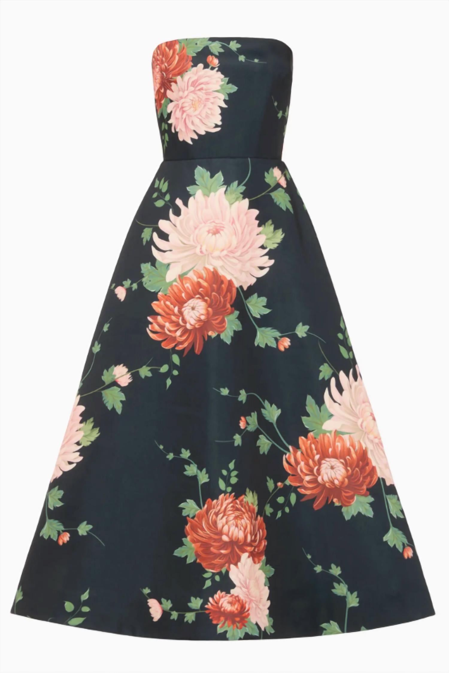 Sau Lee - Fiora Satin Dress
