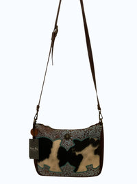 Myra - Women's Andean Leather Hairon Bag