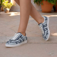 Love Rio - Women's Elise Vintage Round Toe Sneakers